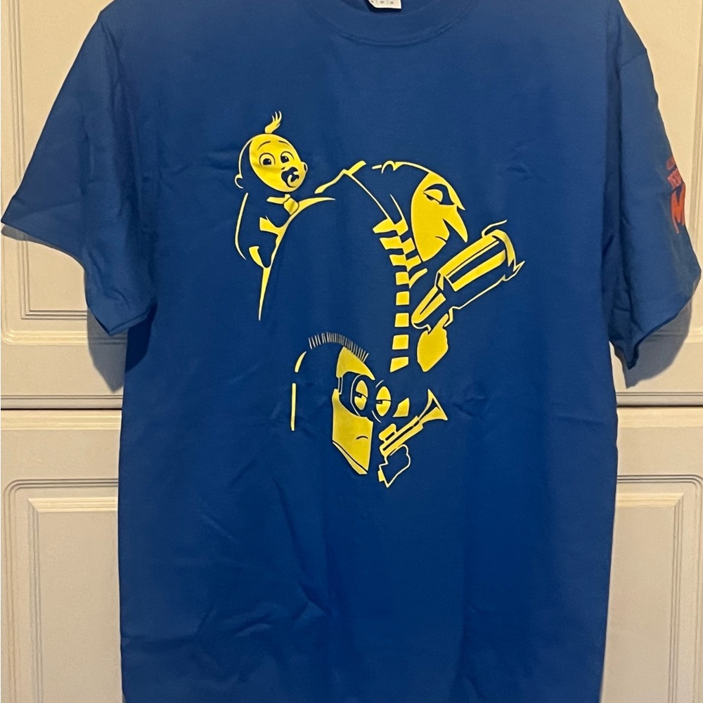 YOUR PICK Despicable Me 4 2024 OFFICIAL Promo Adult Medium Blue T-Shirt